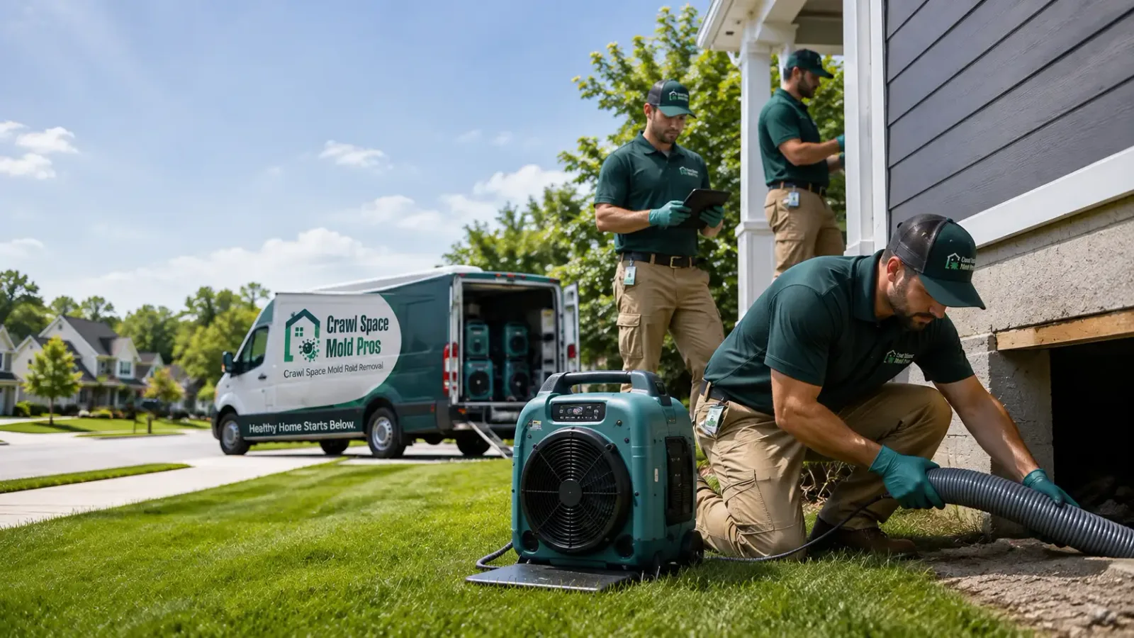 Crawl Space Mold Removal in North Arlington, NJ